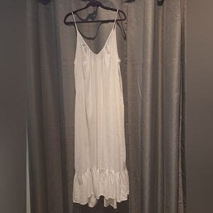 9 Seed Resort Sundress Gauzy Tiered cream One Size